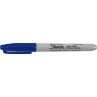 Permanent Markers - #15, Fine, Blue PA395 | Rideout Tool & Machine Inc.
