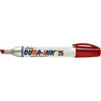 Dura-Ink<sup>®</sup> Markers - #25 Felt-Tip, Chisel, Red PA405 | Rideout Tool & Machine Inc.