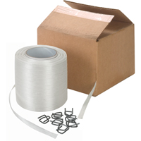 Bonded Cord Strapping, Polyester, 1/2" W x 750' L PB027 | Rideout Tool & Machine Inc.