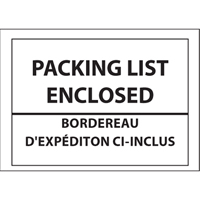 Pochettes pour bordereau d'exp&eacute;dition, 4" lo x 5" la, Style Insertion par l'arri&egrave;re Rideout Tool & Machine Inc.