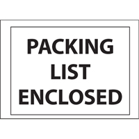 Packing List Envelopes, 4" L x 5" W, Backloading Style PB429 | Rideout Tool & Machine Inc.
