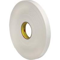 Double-Coated Foam Tape, 66 m (216') L x 18 mm (3/4") W, 60 lbs., Polyethylene Rideout Tool & Machine Inc.