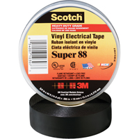 Scotch&reg; Super 88 Tape, 19 mm (3/4") x 20.1 m (66'), Black, 8.5 mils Rideout Tool & Machine Inc.
