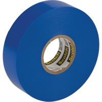 Scotch&reg; 35 Colour Coded Tape, 19 mm (3/4") x 20.1 m (66'), Blue, 7 mils Rideout Tool & Machine Inc.