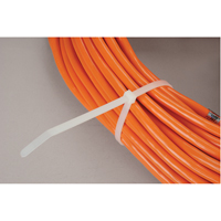 Attaches de câbles, Longueur 4", Résistance à la traction 18 lb, Naturel PF385 | Rideout Tool & Machine Inc.