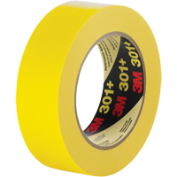 301+ Performance Masking Tape, 48 mm (2") x 54.8 m (180'), Yellow Rideout Tool & Machine Inc.