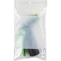 White Block Poly Bags, Reclosable, 8" x 5", 2 mils Rideout Tool & Machine Inc.