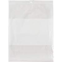 White Block Poly Bags, Reclosable, 10" x 8", 2 mils Rideout Tool & Machine Inc.
