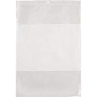White Block Poly Bags, Reclosable, 12" x 9", 2 mils Rideout Tool & Machine Inc.