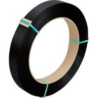 Strapping, Polyester, 5/8" W x 1800' L, Black, Manual Grade PG557 | Rideout Tool & Machine Inc.