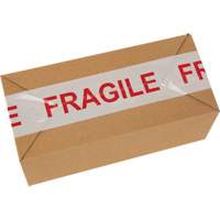 Ruban d'emballage Fragile, Adh&eacute;sif Thermofusible, 2 mils, 48 mm (2") x 100 m (328') Rideout Tool & Machine Inc.