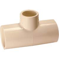Flowguard Gold&reg; Tee Fitting, Reducing, CPVC, 3/4" x 3/4" x 1" Rideout Tool & Machine Inc.