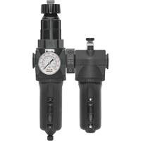 Manual Drain Filter, Regulator & Lubricator with Metal Bowl & Gauge Modulair 400, 1/2" NPT Rideout Tool & Machine Inc.