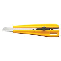 Precision Knife, 9 mm, Silver, Plastic Handle Rideout Tool & Machine Inc.