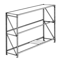 Pronto Bulk Storage Racks - 22-Ga. Shelf Panels, Galvanized Steel, 24" W x 6" D RB889 | Rideout Tool & Machine Inc.