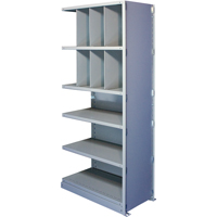 Interlok Shelving Unit, Steel, Boltless, 800 lbs. Capacity, 36" W x 88" H x 12" D Rideout Tool & Machine Inc.