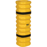 Column Protector, 4" x 6" Inside Opening, 13" L x 13" W x 42" H, Yellow RN041 | Rideout Tool & Machine Inc.