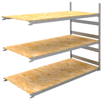 Wide Span Record Storage Shelving, Steel, 3 Shelves, 72" W x 32" D x 60" H, Add-On Kit Rideout Tool & Machine Inc.
