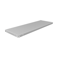 Slotted Angle Shelf, Galvanized Steel, 36" W x 12" D RN152 | Rideout Tool & Machine Inc.