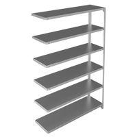 &eacute;l&eacute;ment de rayonnage, Acier galvanis&eacute;, Montant &agrave; fente, Capacit&eacute; 300 lb, 48" la x 72" h x 15" p Rideout Tool & Machine Inc.