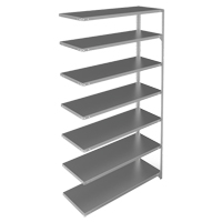 &eacute;l&eacute;ment de rayonnage, Acier galvanis&eacute;, Montant &agrave; fente, Capacit&eacute; 275 lb, 48" la x 84" h x 18" p Rideout Tool & Machine Inc.