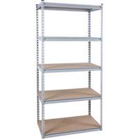 Heavy-Duty Shelving, Steel, Boltless, 1200 lbs. Capacity, 36" W x 72" H x 18" D Rideout Tool & Machine Inc.