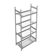 Wide Span Storage Shelving, Steel, Boltless, 1340 lbs. Capacity, 42" W x 84" H x 18" D Rideout Tool & Machine Inc.