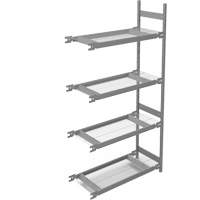 Wide Span Storage Shelving, Steel, Boltless, 1340 lbs. Capacity, 42" W x 84" H x 18" D Rideout Tool & Machine Inc.