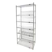 Chrome Wire Shelf Units