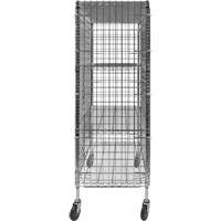 Security Cart, Chrome Plated, 48" x 69" x 24", 500 lbs. Capacity Rideout Tool & Machine Inc.