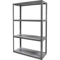 Heavy-Duty Shelving, Steel, Bolted, 3000 lbs. Capacity, 36" W x 72" H x 18" D Rideout Tool & Machine Inc.