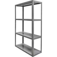 Heavy-Duty Shelving, Steel, Bolted, 3000 lbs. Capacity, 36" W x 72" H x 18" D Rideout Tool & Machine Inc.