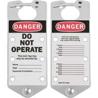 Labeled Lockout Hasps, Silver Rideout Tool & Machine Inc.