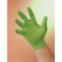 N-Dex&reg; Gloves, Small, Nitrile, 4-mil, Powder-Free, Green Rideout Tool & Machine Inc.