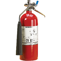 Aluminum Cylinder Carbon Dioxide (CO2) Fire Extinguishers, BC, 5 lbs. Capacity SAJ098 | Rideout Tool & Machine Inc.