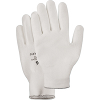 White Knit Palm Coated Gloves, Size Small/7, Polyurethane Coated, HPPE Shell, EN 388 Level 2 Rideout Tool & Machine Inc.