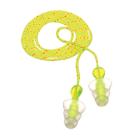 E-A-R Tri-Flange Reusable Earplugs, Corded, Bulk - Polybag, 26 dB NRR, One-Size Rideout Tool & Machine Inc.