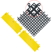 Carrelage no 560 ErgoDeck , PVC, 1-1/2' la c, 1-1/2' lo, 7/8" &eacute;paisseur, Noir Rideout Tool & Machine Inc.