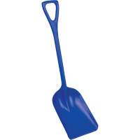 Safety Shovels - Hygienic Shovels (One-Piece), 10" x 14" Blade, 38" Length, Plastic, Blue SAL458 | Rideout Tool & Machine Inc.