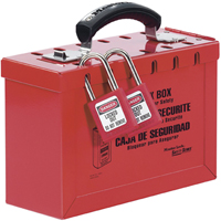 Latch Tight™ Portable Group Lock Box, Red SAL519 | Rideout Tool & Machine Inc.