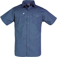 Work Shirts, Men's, Small, Navy Blue Rideout Tool & Machine Inc.