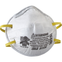 8110S Particulate Respirators, N95, NIOSH Certified, Small Rideout Tool & Machine Inc.