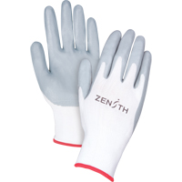 Lightweight Breathable Coated Gloves, 7/Small, Foam Nitrile Coating, 13 Gauge, Polyester Shell SAM630 | Rideout Tool & Machine Inc.