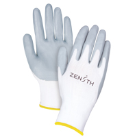 Gants l&eacute;gers enduits et respirants, 11/2T-Grand, R&ecirc;vetement Mousse de nitrile, Calibre 13, Enveloppe en Polyester Rideout Tool & Machine Inc.