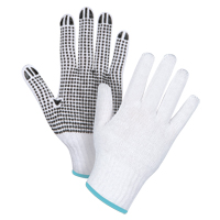 Dotted String Knit Gloves, Poly/Cotton, Single Sided, 7 Gauge, X-Large Rideout Tool & Machine Inc.