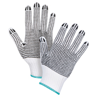Double-Sided Dotted String Knit Gloves, Poly/Cotton, Double Sided, 7 Gauge, X-Large Rideout Tool & Machine Inc.