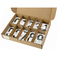 Pressure Sensitive Numbering, 0 to 9, 3-1/2" H, Black on White Rideout Tool & Machine Inc.