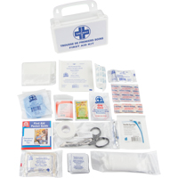 Trousse de premiers soins, Dispositif m&eacute;dical Classe 1, Boîte en plastique Rideout Tool & Machine Inc.