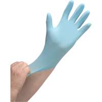 Puncture-Resistant Medical-Grade Disposable Gloves, Medium, Nitrile, 4.5-mil, Powder-Free, Blue, Class 2 SGP773 | Rideout Tool & Machine Inc.