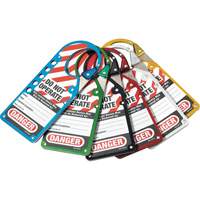 Moraillons encliquetables &agrave; &eacute;tiquettes, Argent Rideout Tool & Machine Inc.